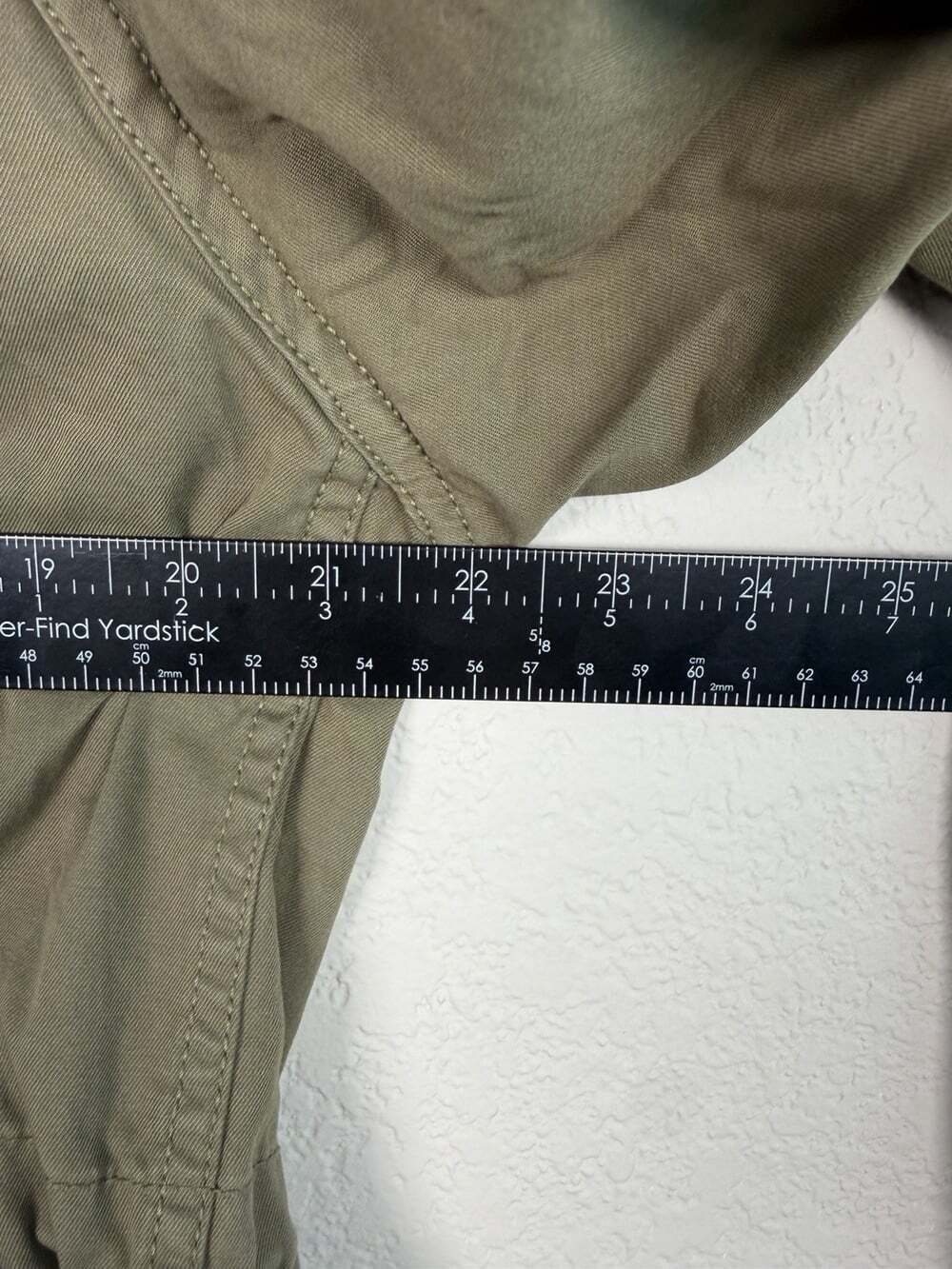 Rag And Bone Mazie Cotton-gabardine Jacket Size Large Olive Green Utility Coat - Picture 14 of 16